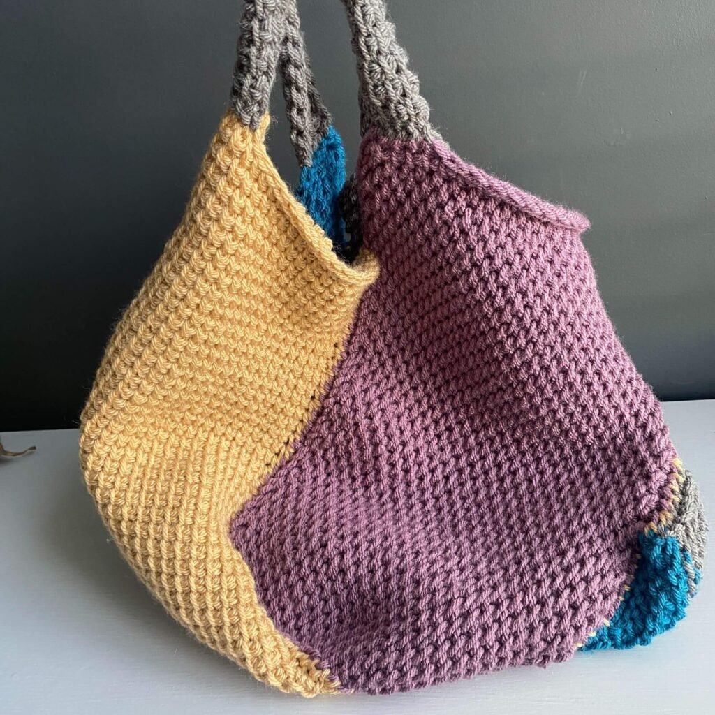 A tunisian Crochet bag