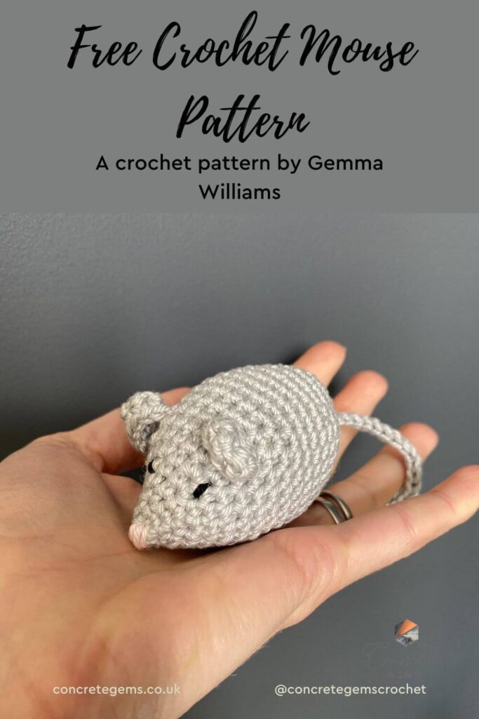 Pin image for free crochet mouse pattern