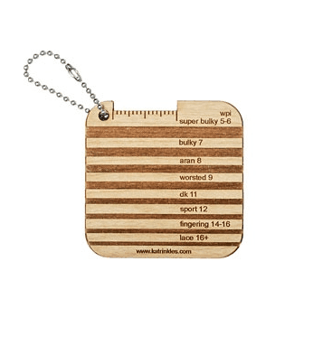 mini yarn gauge tool