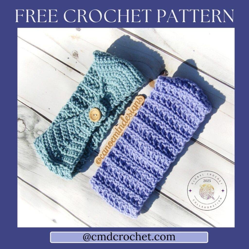 back button ear warmer crochet pattern