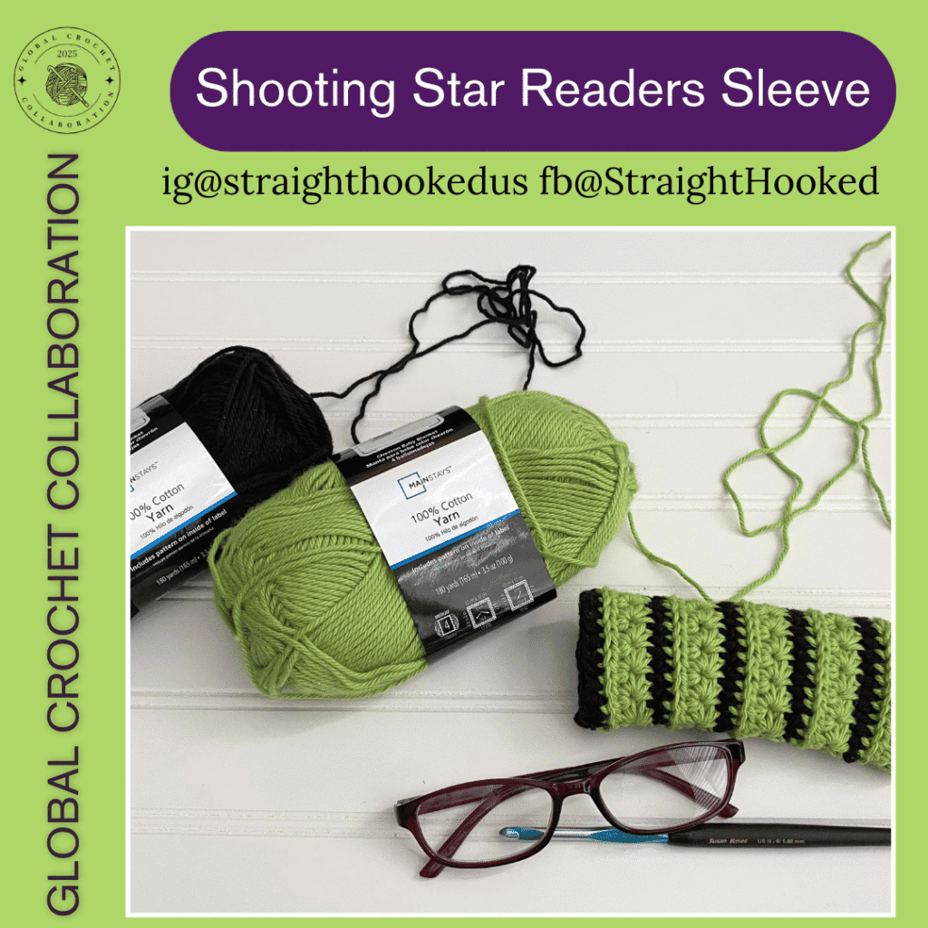 A reading glasses sleeve called the shooting star readers sleeve