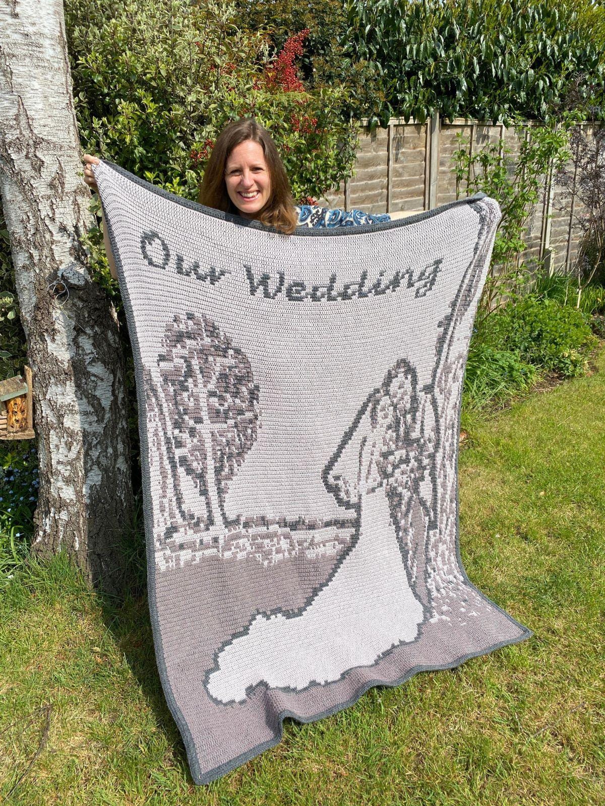 Wedding Blanket Crochet Pattern - Concrete Gems Wedding Blanket Crochet Pattern - Concrete Gems