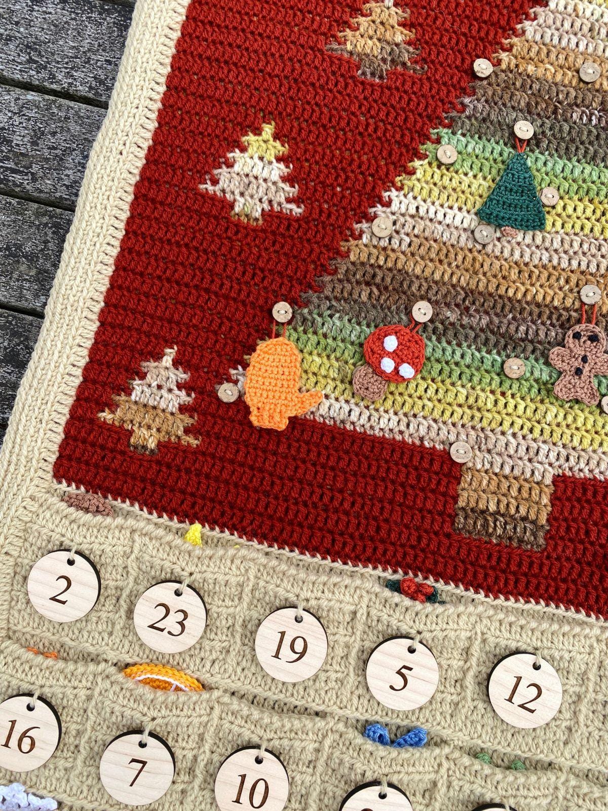 Crochet Advent Calendar Pattern - Concrete Gems