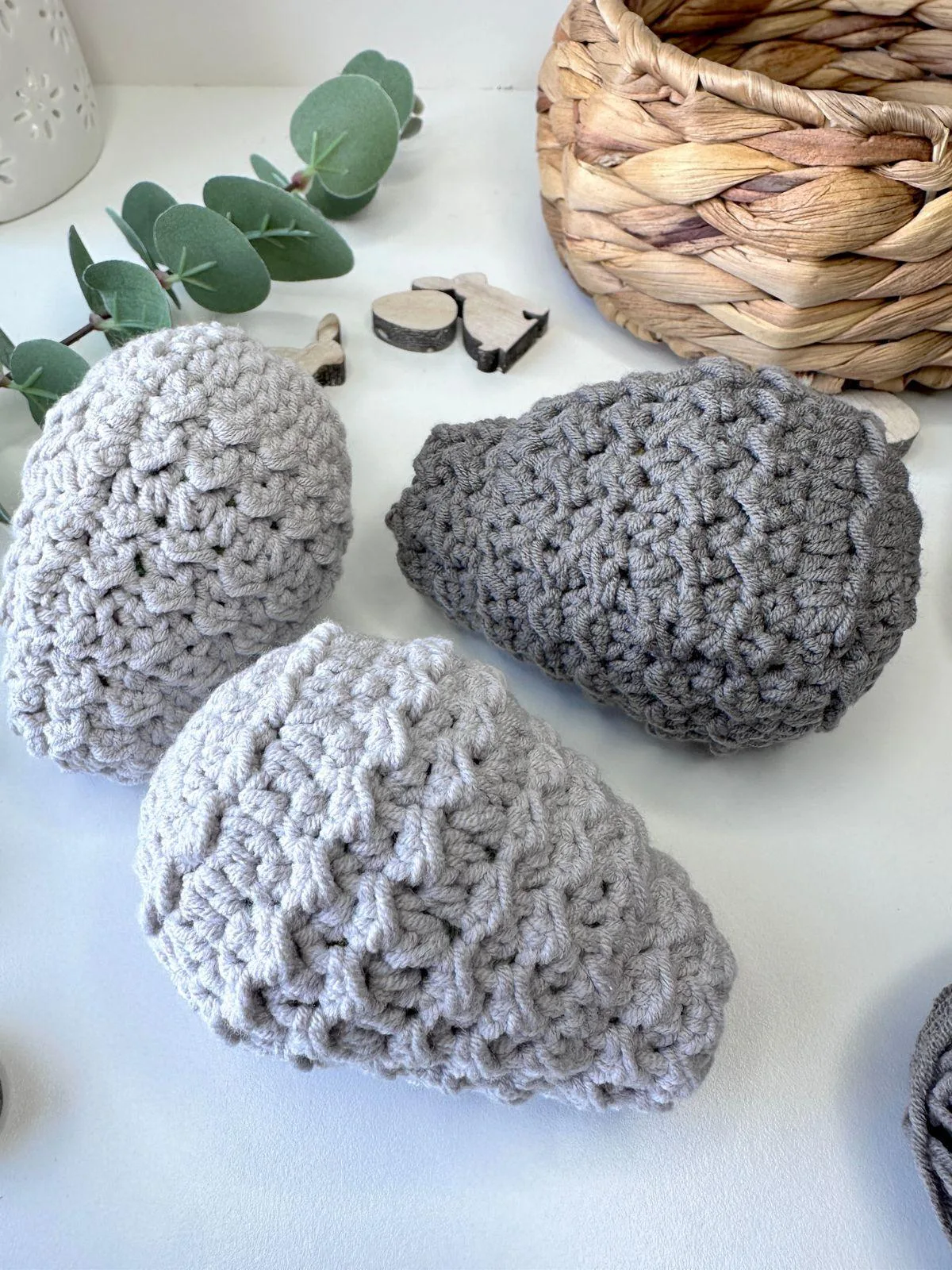 Easter Egg Crochet Pattern - Rustic & Textured