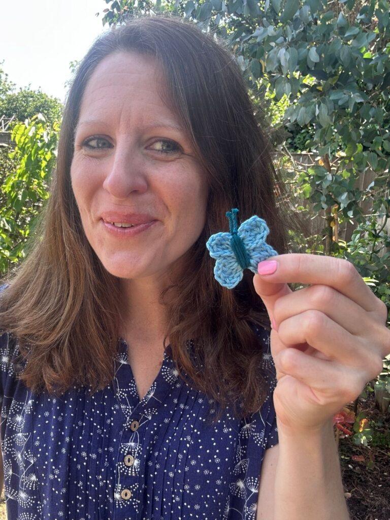 Crochet Small Butterfly Pattern